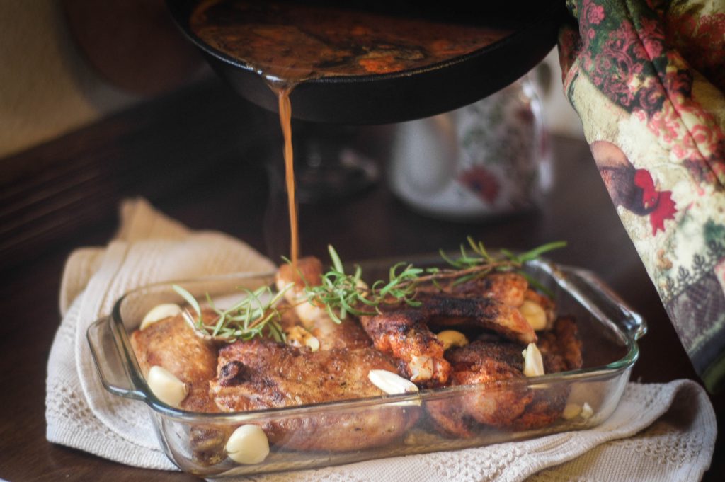 Paprika and Rosemary Spiced Roasted Chicken