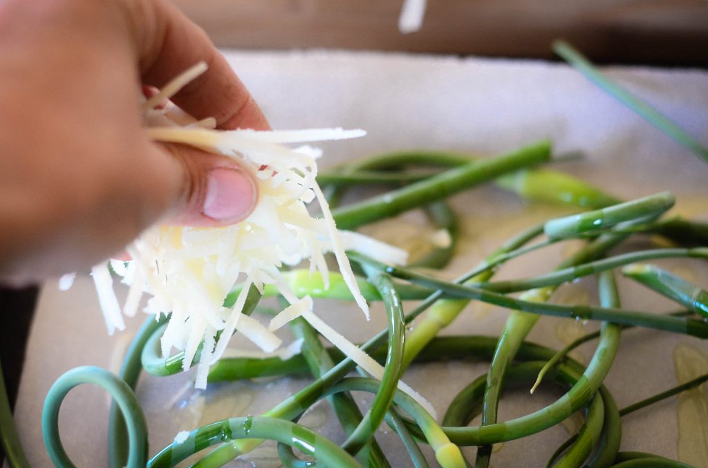 Roasted Garlic Scapes with Parmesan | The Elliott Homestead (.com)