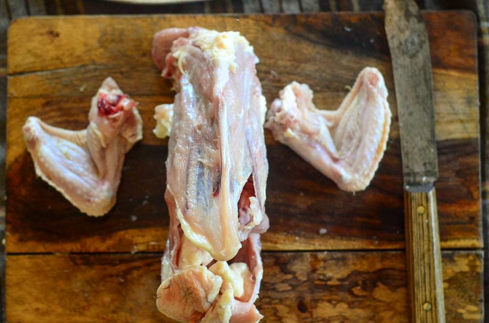 Chicken wings removed! | The Elliott Homestead