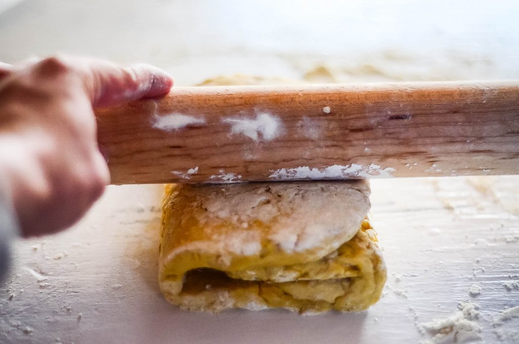 Roll to create a buttery layer | The Elliott Homestead