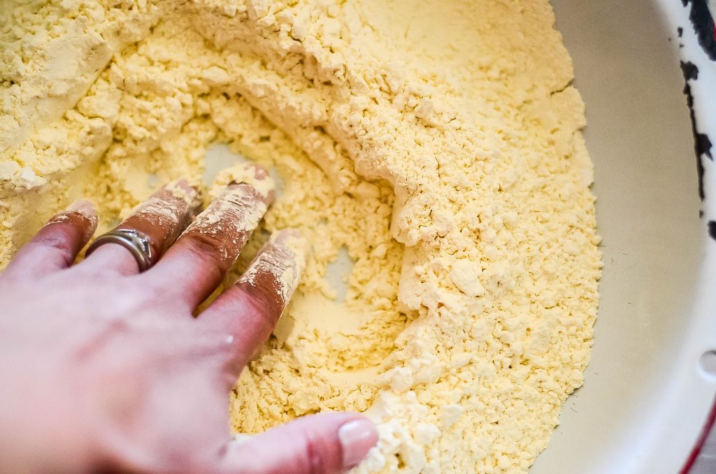 Making A Well In Flour