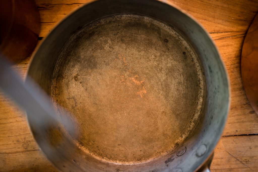 Copper pan to be tinned | The Elliott Homestead (.com)